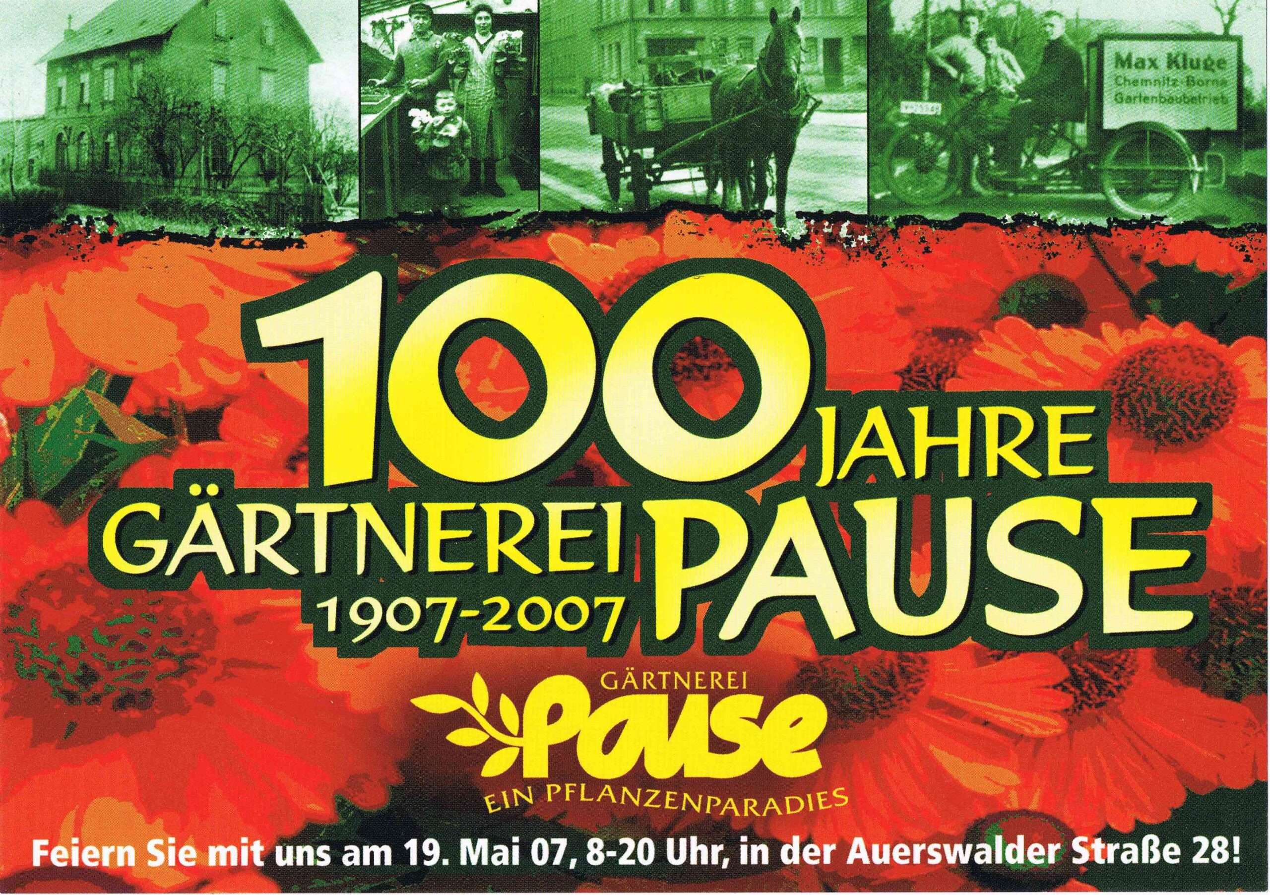 100 Jahre Gärtnerei Pause